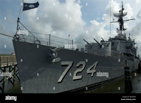 The Uss Laffey Destroyer On Display At The Patriots Point Naval Museum