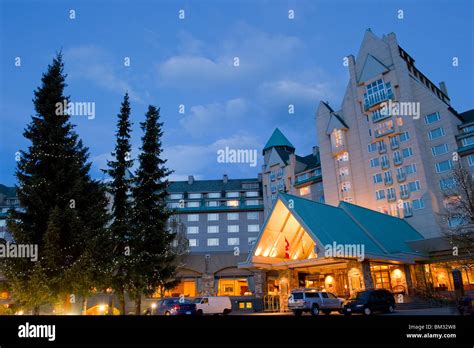 Fairmont Chateau Whistler Hotel In Whistler Canada Stock Photo Alamy