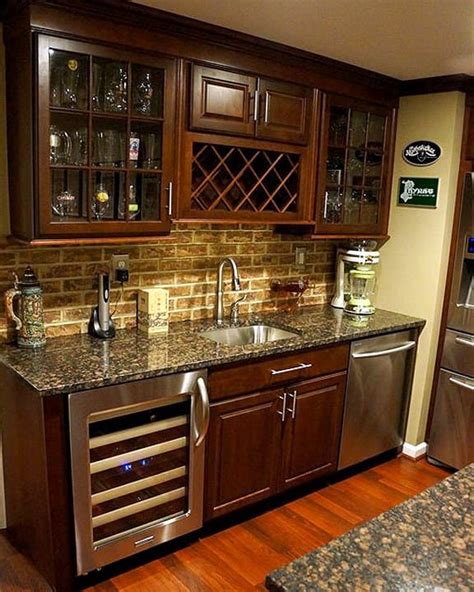 A sophisticated finished basement with a wet bar is the perfect place to huddle with friends and family to cheer on your favorite team. Photos: Home Bars and Wine Cellars | Angie's List