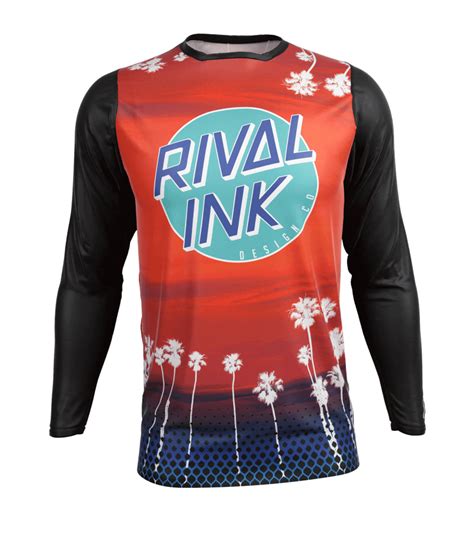 Premium Fit Custom Sublimated Jersey Cali Night Rival Ink Design Co