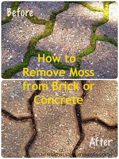 Regular brick cleaning is an important task every homeowner with this type of exterior should partake in. How to Remove Moss From Brick or Concrete | Brick, How to ...
