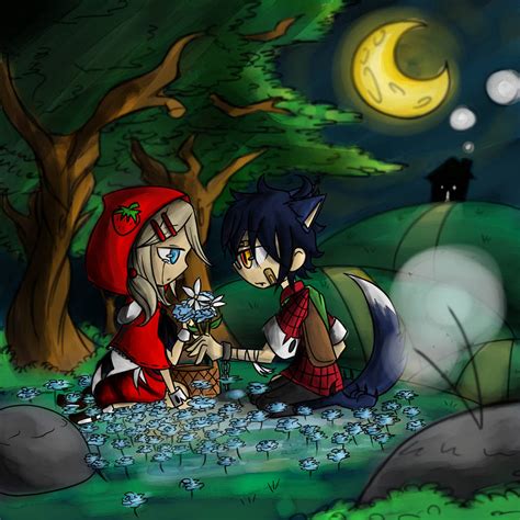 The Lil Red Riding Hood And The Big Bad Wolf By Titaniasylvette On