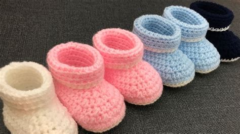 Easy Crochet Baby Booties Crochet Baby Shoes Craft Crochet Boots