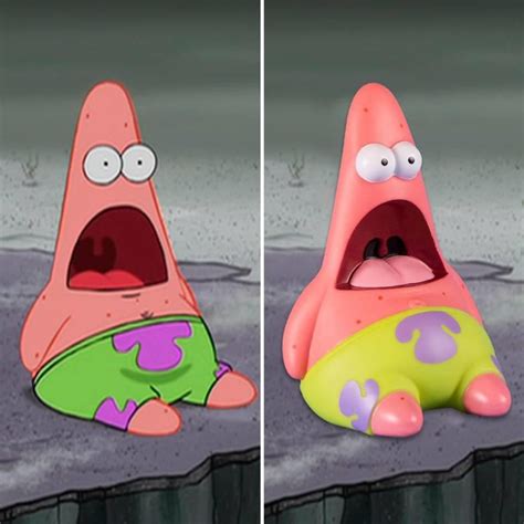 Official Surprised Patrick Figurine Surprised Patrick Funny Spongebob Memes Surprised