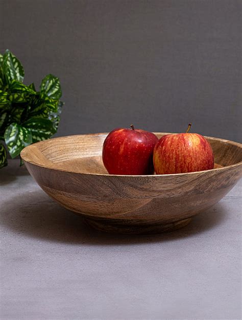 Buy Brown Mango Wood Bowl Online At