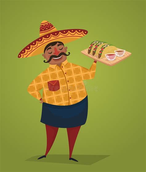 Mexican Chef Stock Vector Illustration Of Service Illustration 16733721