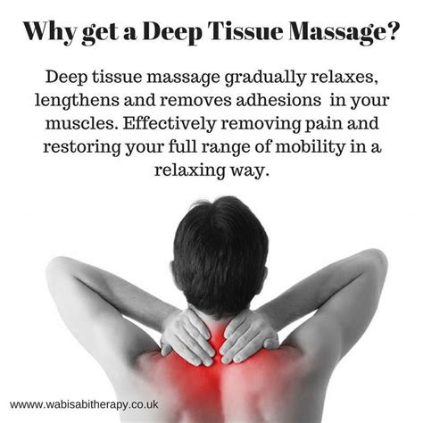 Why Get A Deep Tissue Massage It Feels Good And It Is Beneficial To Your Health When Mus