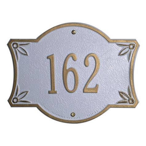 Decorative Metal House Number Sign