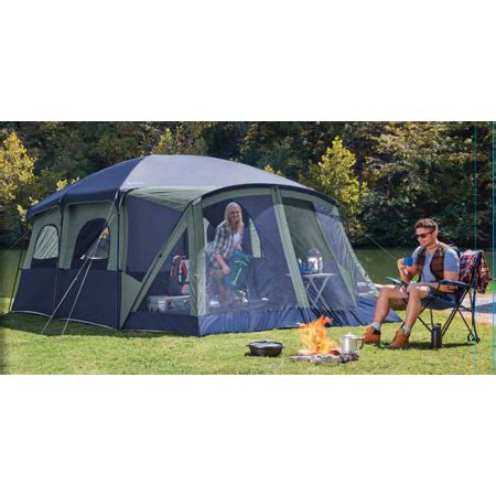 Canopy tents are great for summer outings, events and more. Ozark Trail 12-Person Cabin Tent With Screen Porch ...