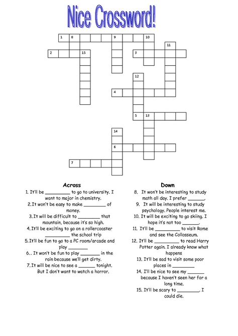 Building / place names word games. Printable Crosswords for Kids | K5 Worksheets