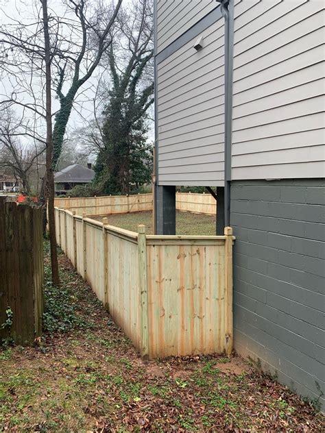 6 Tall Captop Wood Fence Natural Enclosures