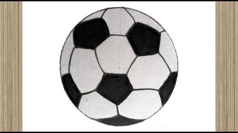 How To Draw A Soccer Ball Easy How To Draw Football In