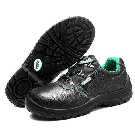 Waterproof Leather Safety Work Shoes Sprayproof Non Slip Steel Toe