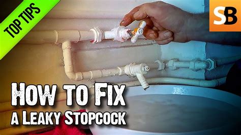How To Fix A Leaky Stopcock Stop Dripping Water Youtube