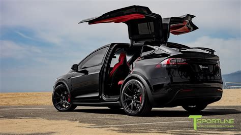 Tesla Model X P100d Black Fully Customized Exterior And Interior Youtube
