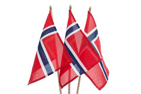 Tre Norske Flagg Robınlund