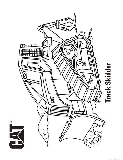 Garbage truck coloring page free printable pages and dump. Garbage Truck Coloring Page Track Skidder Truck Coloring ...