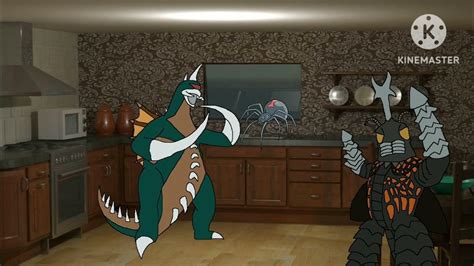 Gigan And Megalon With The Spider Lesson Youtube