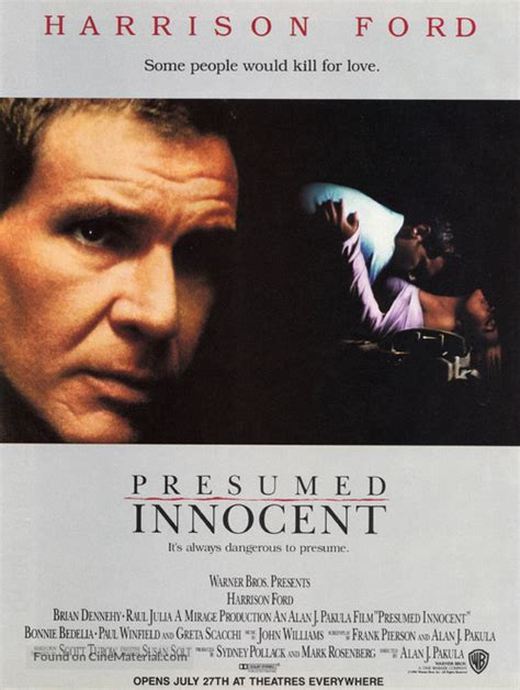 Presumed Innocent 1990 Movie Poster