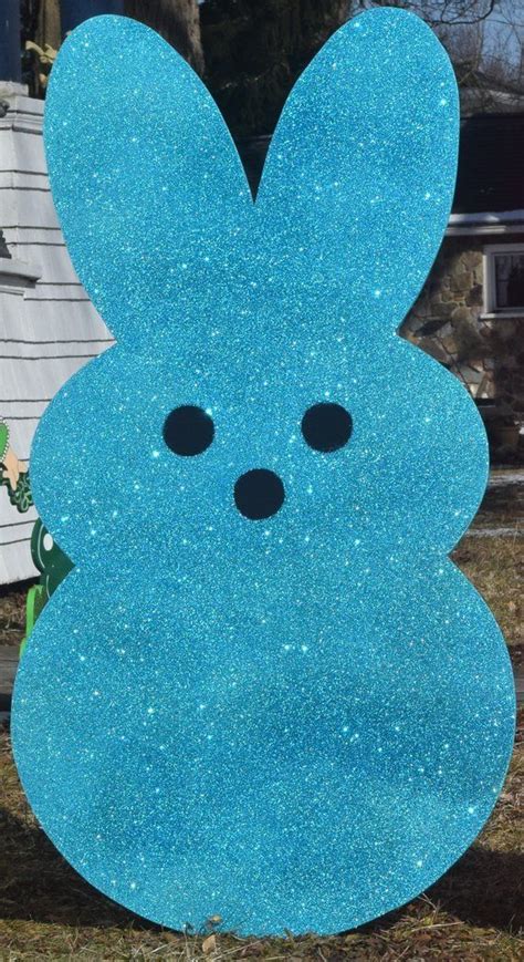 Shop for unique products to match your wedding theme. Giant Easter Bunny Peeps Outdoor Easter Decoration Painted ...