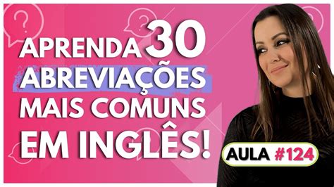 Palavras Abreviadas Em Inglês