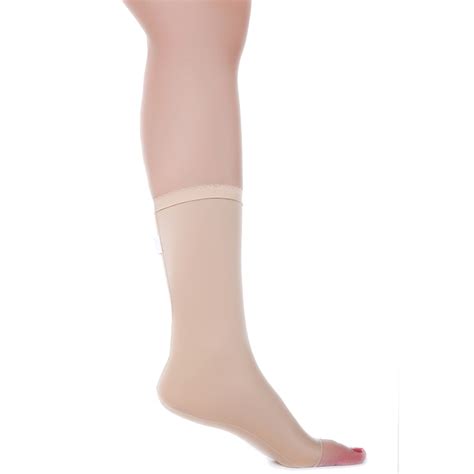 Medical Women Fingerless Socks Compression Slimming Shaper Calf Leg Varicose Veins Circulation