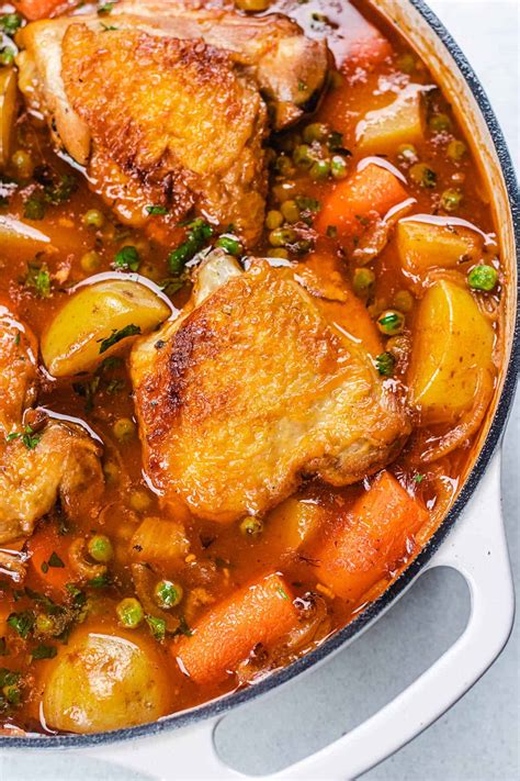 Easy Chicken Stew Recipe Veronikas Kitchen