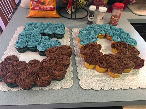 50th Birthday Cake Bday Birthday Ideas Buttercream Cake Decorating Pull Apart Cupcakes 50th