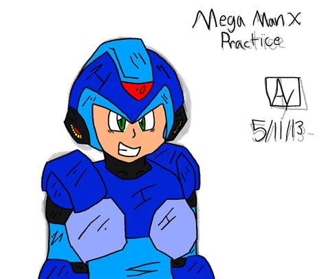 Finished Mega Man X By Ariannaybarra On Deviantart