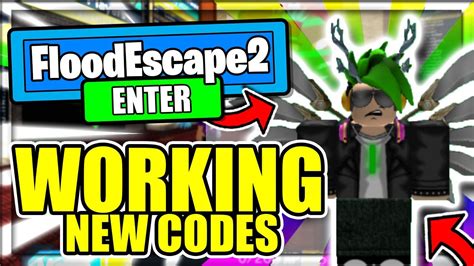 all new secret op working codes roblox flood escape 2 youtube