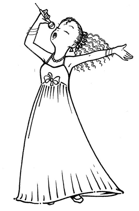 Famous Singer Coloring Pages Updated