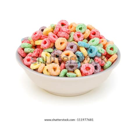 Delicious Nutritious Fruit Cereal Loops Flavorful Stock Photo Edit Now