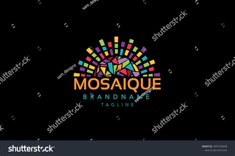 Mosaic Logo Over 131157 Royalty Free Licensable Stock Vectors