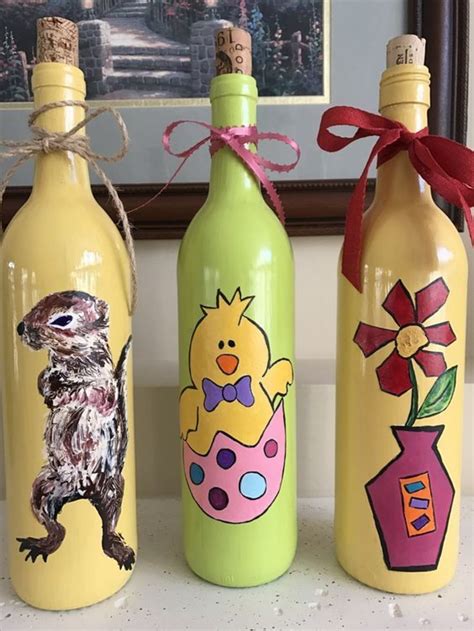 75 Adorable Easter Wine Bottle Crafts For An Egg Cellent Spring