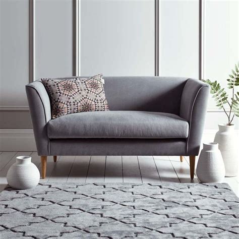 25 stylish sofas that are brilliant for small spaces. Timsbury Two Seater Sofa in Grey | Sofas for small spaces ...