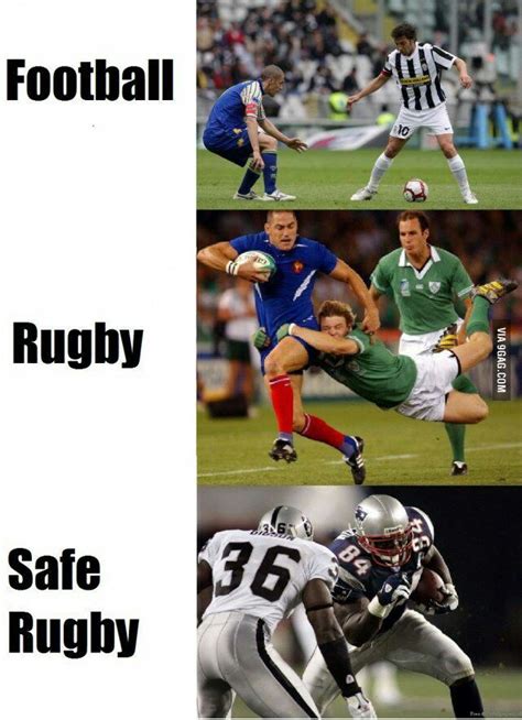 Warning Angry Americans Coming Through American Football Rugby Vs