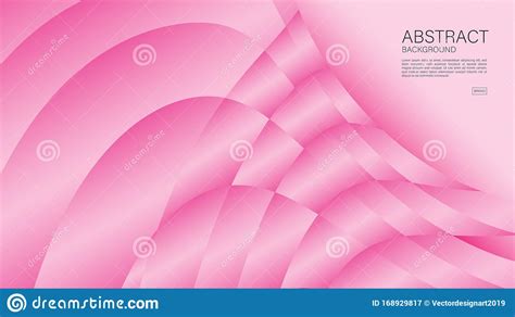 Pink Abstract Background Wave Graphic Geometric Vector Beauty