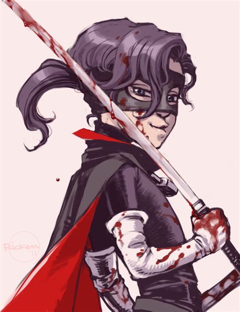 Hit Girl Bloody Doodle By Ricken Art On Deviantart