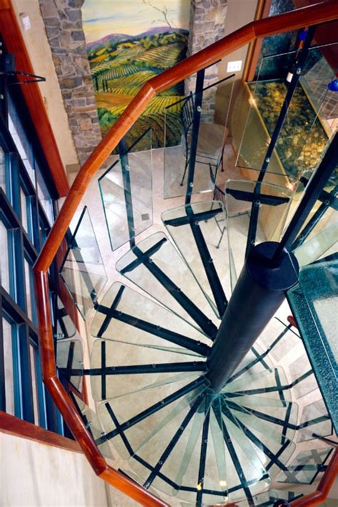 Custom Glass Spiral Staircase Staircase Design Custom Glass Glass