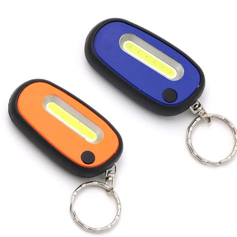 Super Thin Keychain Torch Mini Led Flat Flashlight Edc Flashlight