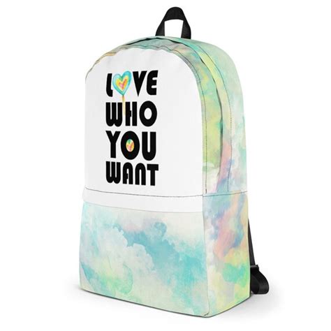 gay pride backpack pride unisex backpack lgbt backpack etsy