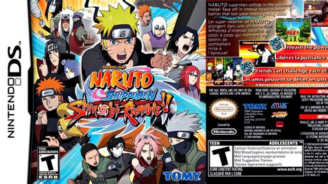 Naruto Shippuden Shinobi Rumble Nintendo Ds All Characters Yntt