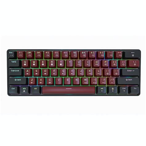 Tmkb Gk61 Mechanical Gaming Keyboard 61 Keys Full Key Programmable Pbt