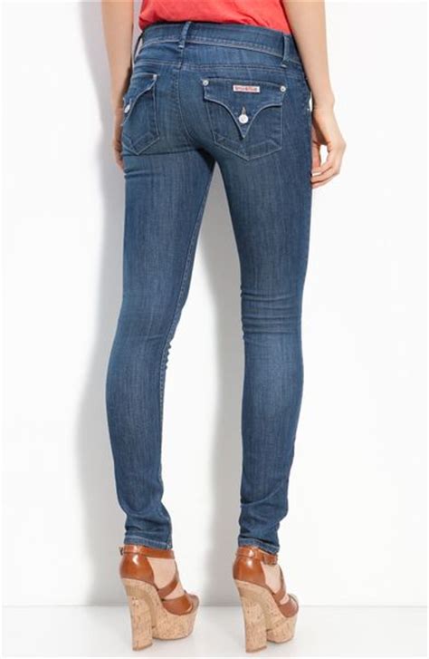 Hudson Collin Flap Pocket Skinny Leg Jeans In Blue Azure Lyst