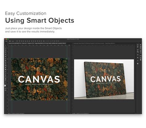 Download Landscape Canvas Ratio 4x3 Mockup 01 - FilterGrade