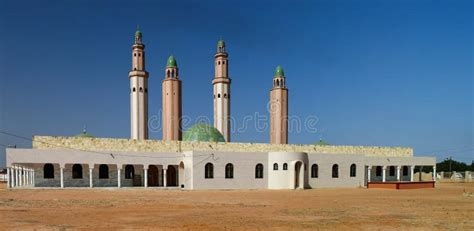 Exterior View Of Mosque In Darou Mousty Senegal Stock Photo Image Of