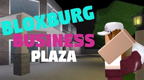 Bloxburg Business Plaza Speedbuild Youtube