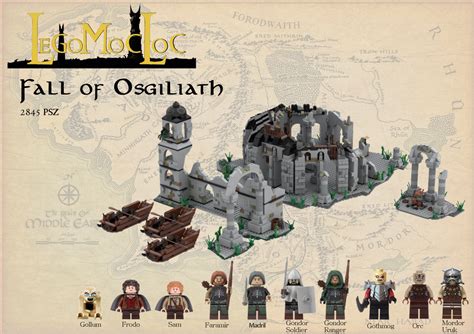 Lego Moc 28664 The Fall Of Osgiliath The Hobbit And Lord Of The Rings