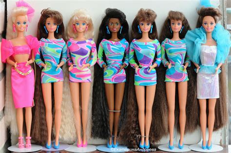 Totally Hair Barbies 1992 Totally Hair Barbie Barbie Dolls