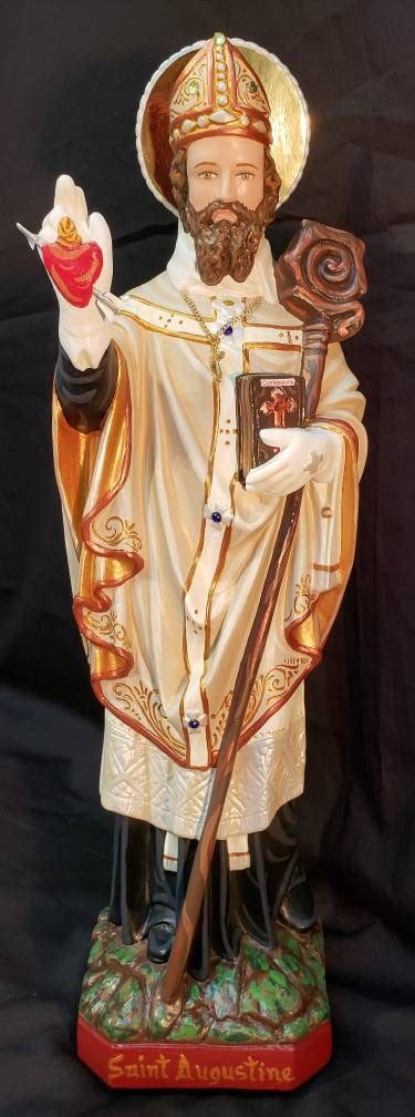 St Augustine 20 Catholic Christian Religious Saint Statues